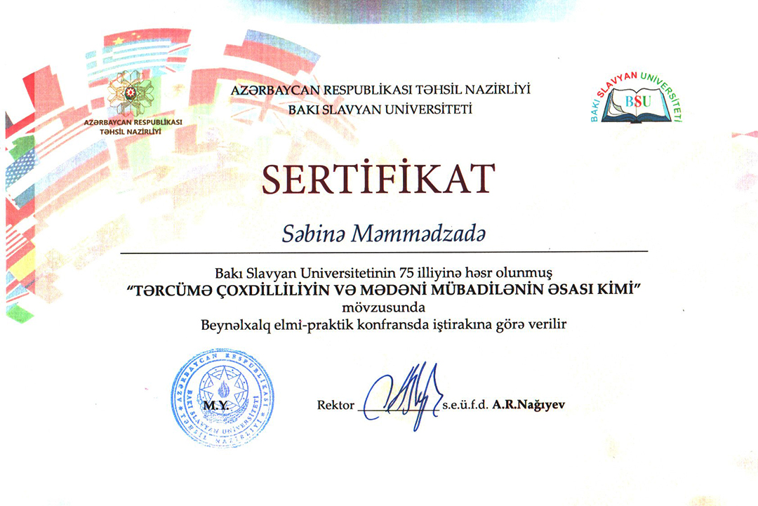 Azərbaycanlı tədqiqatçı beynəlxalq tədbirdə iştirakına görə sertifikata layiq görülüb, Elm və Təhsil Nazirliyi, Elm ve Tehsil Nazirliyi, Azərbaycan Respublikası Elm və Təhsil Nazirliyi, Azerbaycan Respublikasi Elm ve Tehsil Nazirliyi, Elm və Ali Təhsil üzrə Dövlət Agentliyi, Elm və Ali Təhsil, AMEA, Azərbaycan Milli Elmlər Akademiyası, Elmler Akademiyasi, İnformasiya Texnologiyaları İnstitutu, İnformasiya Texnologiyaları, AMEA ITI, AMEA İTİ, İTİ, ITI, ikt.az, ict.az, ict, ikt, www.ict.az, www.ikt.az, Rasim Aliguliyev, Rasim Əliquliyev, RM Əliquliyev, Əliquliyev Rasim, Academician Rasim Aliguliyev