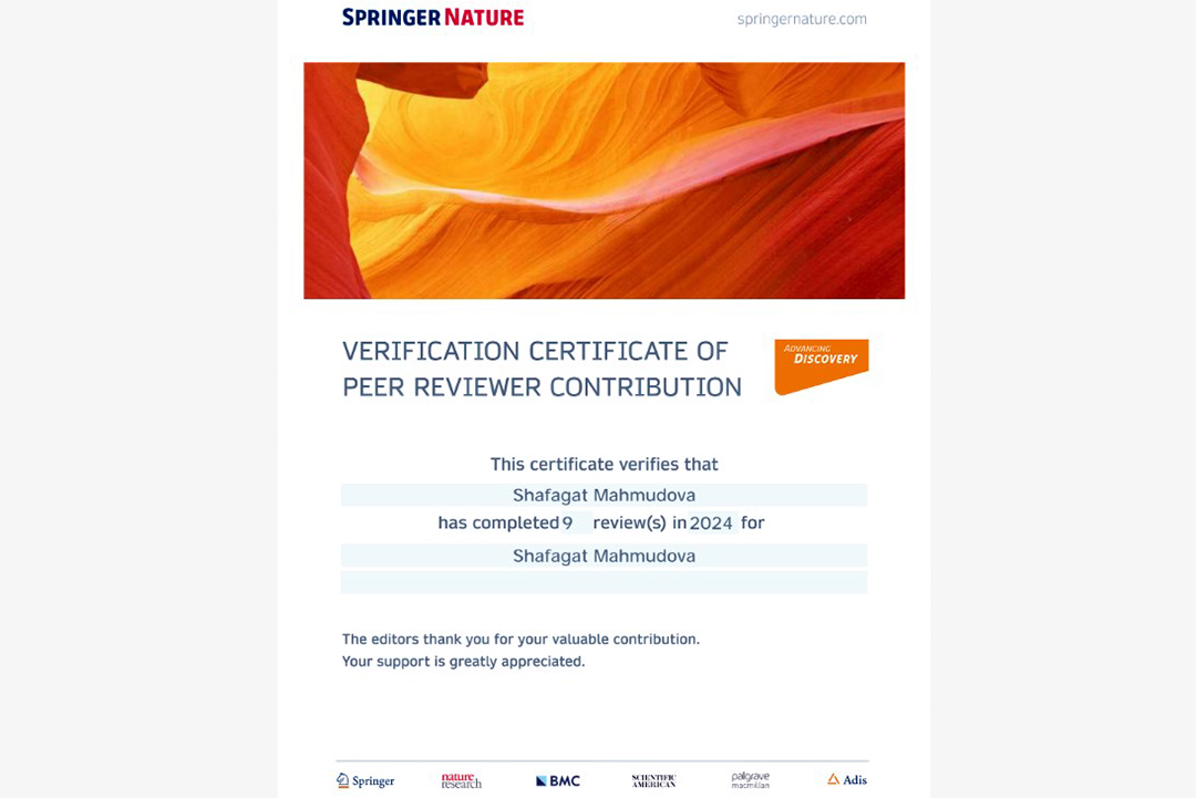 Nüfuzlu beynəlxalq jurnal institut əməkdaşının elmi ekspertiza fəaliyyətini yüksək qiymətləndirib, Elm və Təhsil Nazirliyi, Elm ve Tehsil Nazirliyi, Azərbaycan Respublikası Elm və Təhsil Nazirliyi, Azerbaycan Respublikasi Elm ve Tehsil Nazirliyi, Elm və Ali Təhsil üzrə Dövlət Agentliyi, Elm və Ali Təhsil, AMEA, Azərbaycan Milli Elmlər Akademiyası, Elmler Akademiyasi, İnformasiya Texnologiyaları İnstitutu, İnformasiya Texnologiyaları, AMEA ITI, AMEA İTİ, İTİ, ITI, ikt.az, ict.az, ict, ikt, www.ict.az, www.ikt.az, Rasim Aliguliyev, Rasim Əliquliyev, RM Əliquliyev, Əliquliyev Rasim, Academician Rasim Aliguliyev