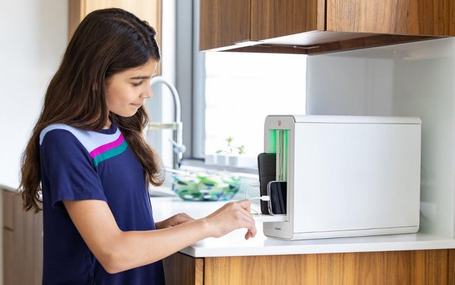 The TechDen device will help parents limit children's dependence on gadgets