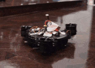 Vacuum cleaner taught to fly over obstacles
