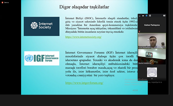“İnternetin strukturu və idarəolunması” mövzusunda məruzə dinlənildi, Elm və Təhsil Nazirliyi, Elm ve Tehsil Nazirliyi, Azərbaycan Respublikası Elm və Təhsil Nazirliyi, Azerbaycan Respublikasi Elm ve Tehsil Nazirliyi, Elm və Ali Təhsil üzrə Dövlət Agentliyi, Elm və Ali Təhsil, AMEA, Azərbaycan Milli Elmlər Akademiyası, Elmler Akademiyasi, İnformasiya Texnologiyaları İnstitutu, İnformasiya Texnologiyaları, AMEA ITI, AMEA İTİ, İTİ, ITI, ikt.az, ict.az, ict, ikt, www.ict.az, www.ikt.az, Rasim Aliguliyev, Rasim Əliquliyev, RM Əliquliyev, Əliquliyev Rasim, Academician Rasim Aliguliyev