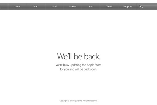Online Apple Store could not resist the influx of buyers