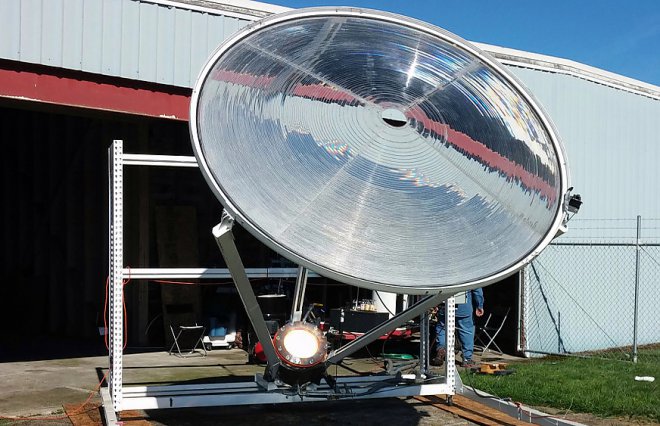 Large Scale Solar Purification