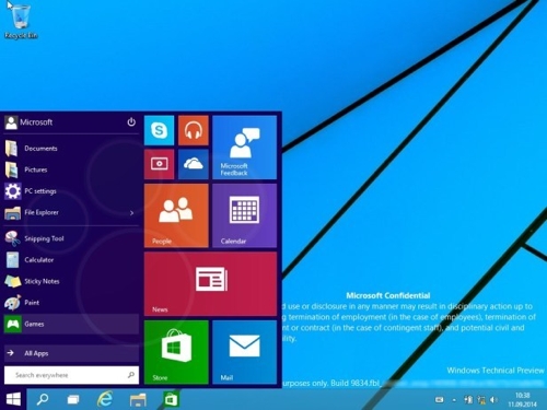 Microsoft presented Windows 10