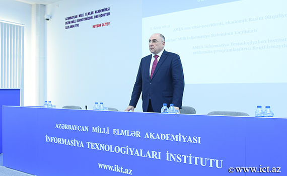 Bu gündən “Elmi kadrlar” Milli İnformasiya Sistemi istifadəyə verilir, Elm və Təhsil Nazirliyi, Elm ve Tehsil Nazirliyi, Azərbaycan Respublikası Elm və Təhsil Nazirliyi, Azerbaycan Respublikasi Elm ve Tehsil Nazirliyi, Elm və Ali Təhsil üzrə Dövlət Agentliyi, Elm və Ali Təhsil, AMEA, Azərbaycan Milli Elmlər Akademiyası, Elmler Akademiyasi, İnformasiya Texnologiyaları İnstitutu, İnformasiya Texnologiyaları, AMEA ITI, AMEA İTİ, İTİ, ITI, ikt.az, ict.az, ict, ikt, www.ict.az, www.ikt.az, Rasim Aliguliyev, Rasim Əliquliyev, RM Əliquliyev, Əliquliyev Rasim, Academician Rasim Aliguliyev